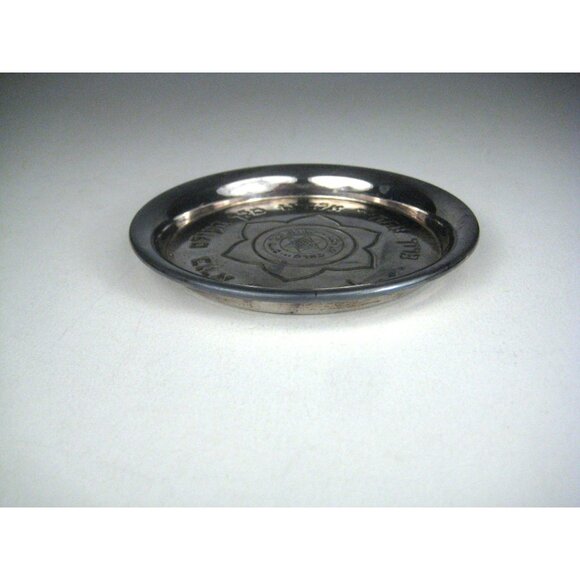 Saucer for Kiddush Silver Plated Hebrew Institute of Boro Park Silver Plated - Picture 8 of 9